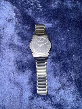 Bering Men's Ultra Slim Brushed Grey Titanium Watch 19742-777
